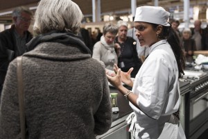 Sushi chef Zoë Escher