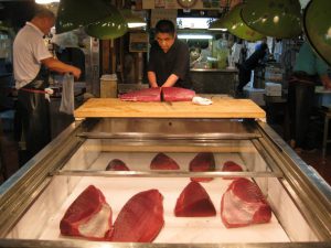 Tsukiji fish market