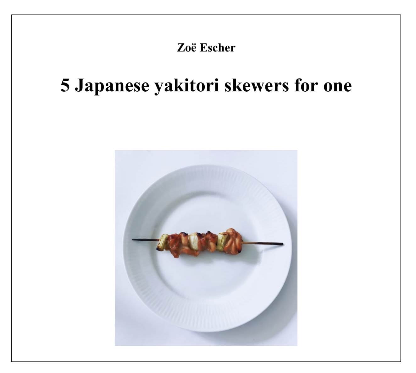 Ebook: 5 Japanese yakitori for one