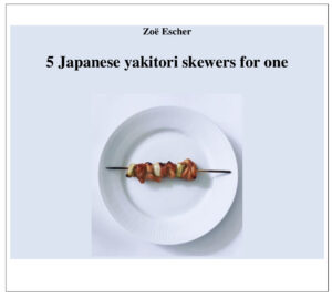 5 Japanese yakitori for one