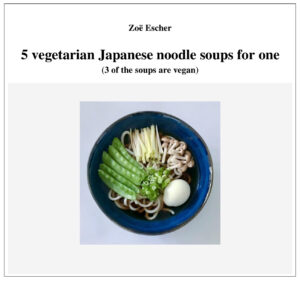 5 vegetarian Japanese noodles soups for one